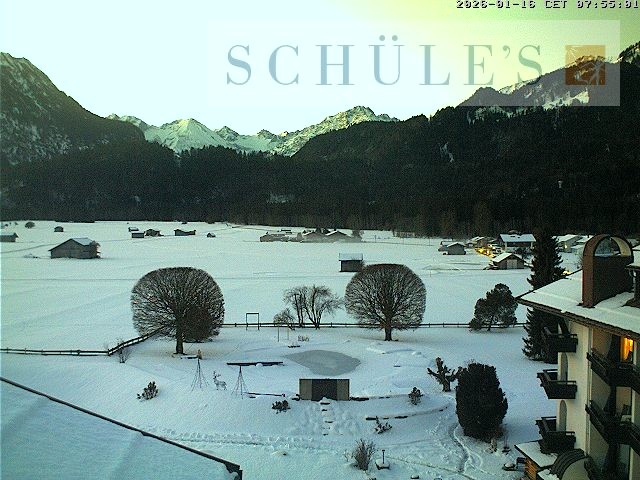 Archived image Webcam Schüle's SPA Oberstdorf