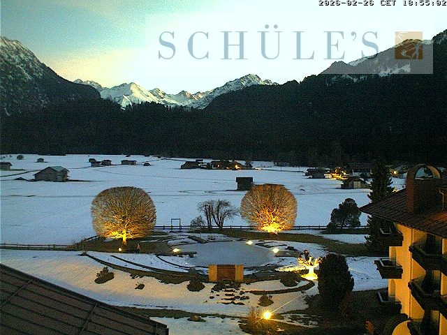 Archived image Webcam Schüle's SPA Oberstdorf