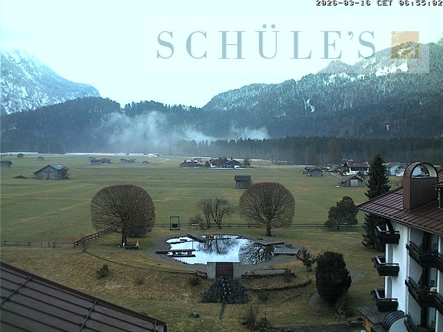Archived image Webcam Schüle's SPA Oberstdorf