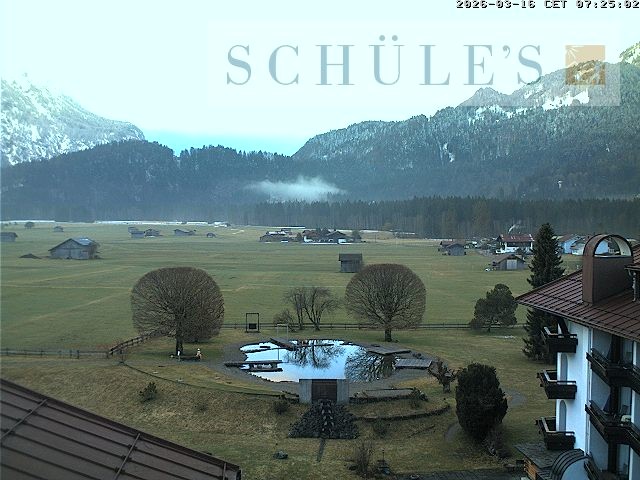 Archived image Webcam Schüle's SPA Oberstdorf