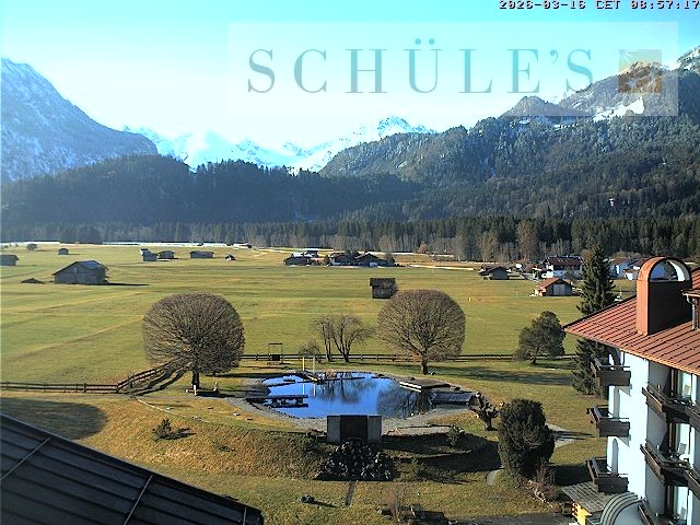 Archived image Webcam Schüle's SPA Oberstdorf