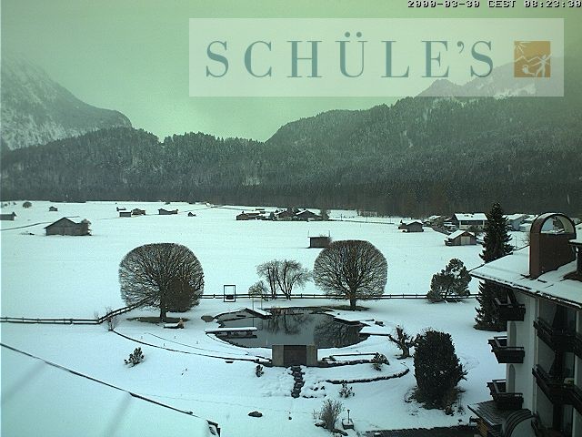 Archived image Webcam Schüle's SPA Oberstdorf