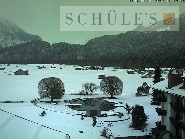 Archived image Webcam Schüle's SPA Oberstdorf