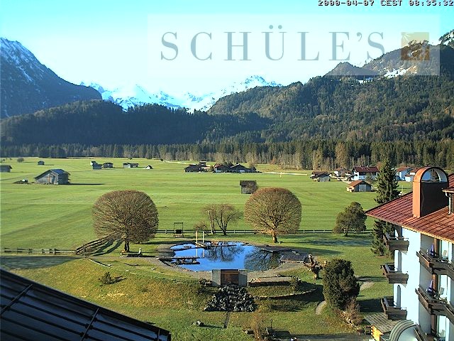 Archived image Webcam Schüle's SPA Oberstdorf