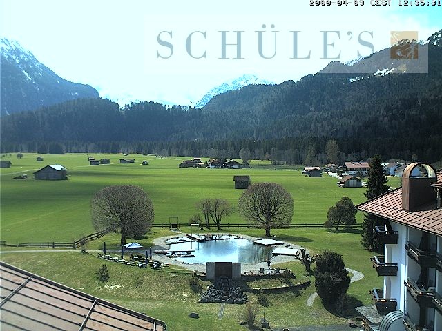 Archived image Webcam Schüle's SPA Oberstdorf