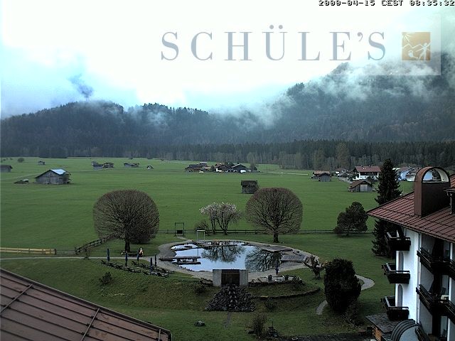 Archived image Webcam Schüle's SPA Oberstdorf