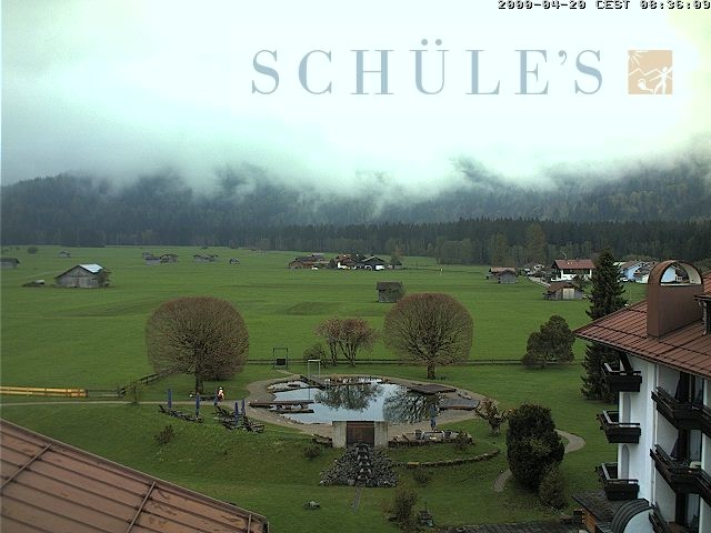 Archived image Webcam Schüle's SPA Oberstdorf