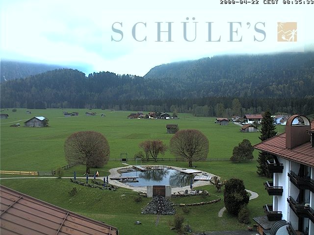 Archived image Webcam Schüle's SPA Oberstdorf