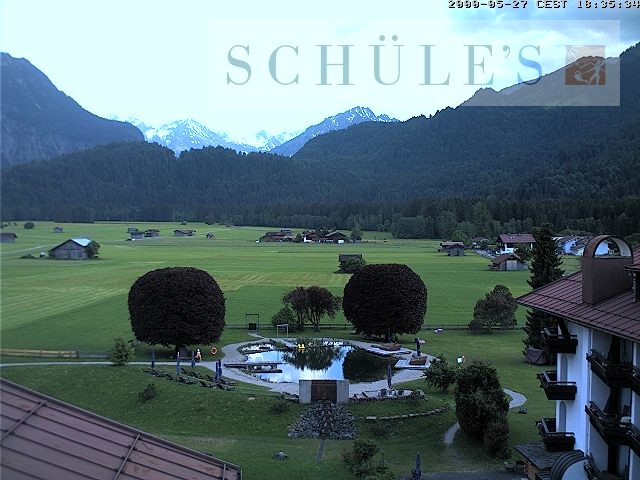 Archived image Webcam Schüle's SPA Oberstdorf