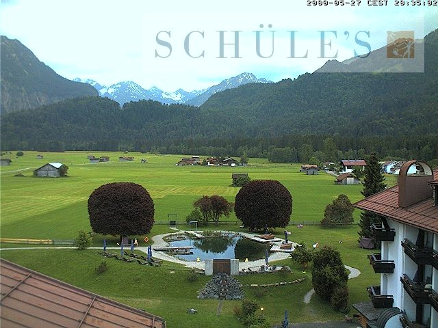 Archived image Webcam Schüle's SPA Oberstdorf