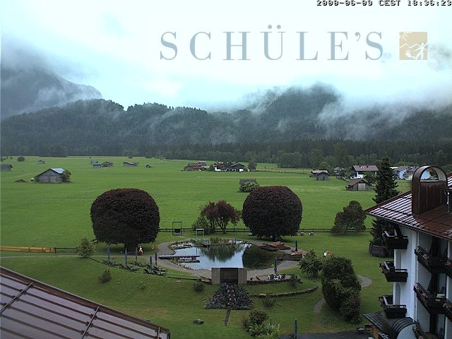 Archived image Webcam Schüle's SPA Oberstdorf