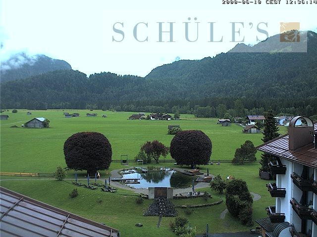 Archived image Webcam Schüle's SPA Oberstdorf