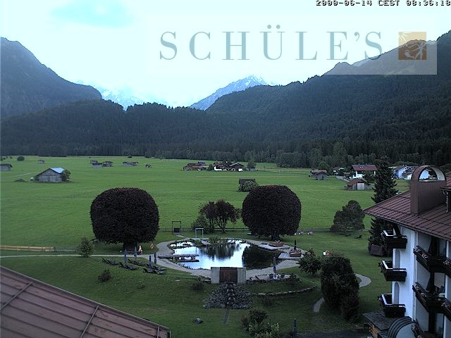 Archived image Webcam Schüle's SPA Oberstdorf
