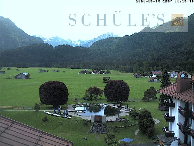 Archived image Webcam Schüle's SPA Oberstdorf