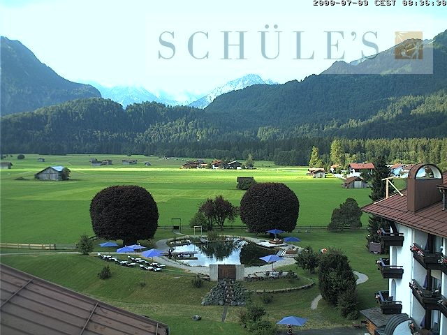 Archived image Webcam Schüle's SPA Oberstdorf