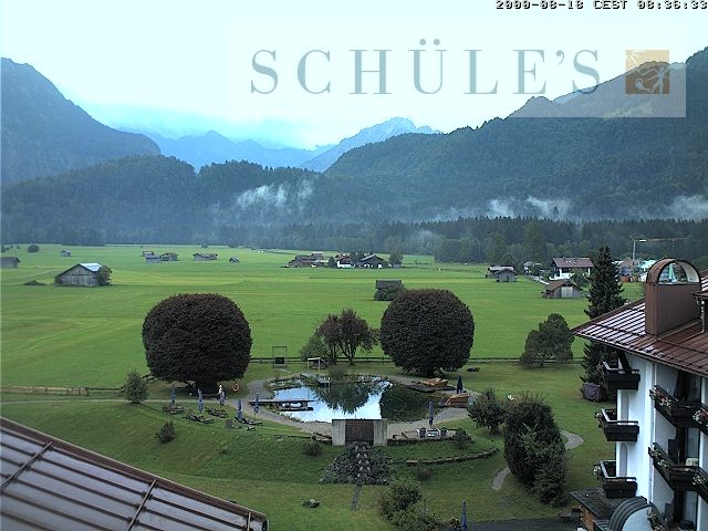 Archived image Webcam Schüle's SPA Oberstdorf