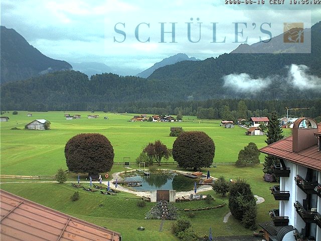 Archived image Webcam Schüle's SPA Oberstdorf