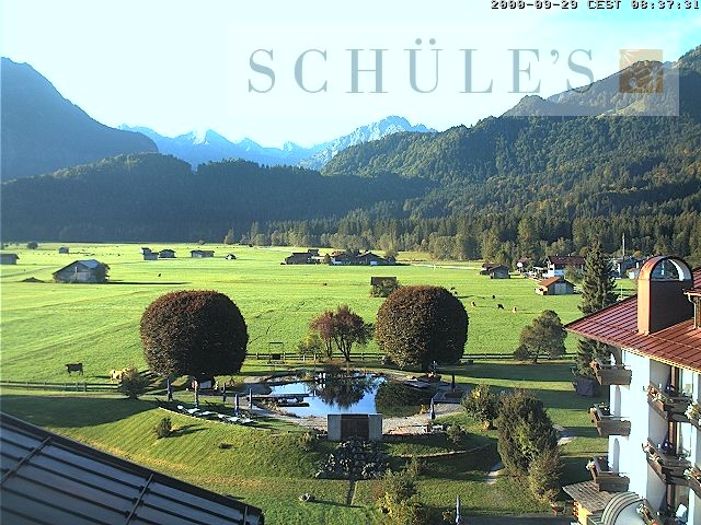 Archived image Webcam Schüle's SPA Oberstdorf