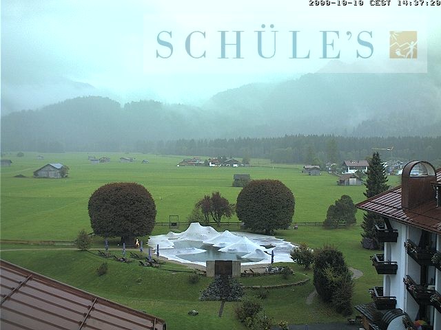 Archived image Webcam Schüle's SPA Oberstdorf