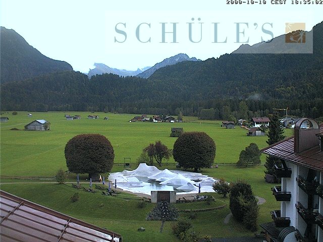 Archived image Webcam Schüle's SPA Oberstdorf