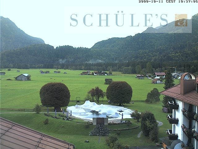 Archived image Webcam Schüle's SPA Oberstdorf