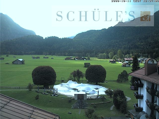 Archived image Webcam Schüle's SPA Oberstdorf