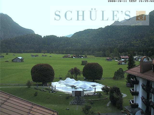 Archived image Webcam Schüle's SPA Oberstdorf
