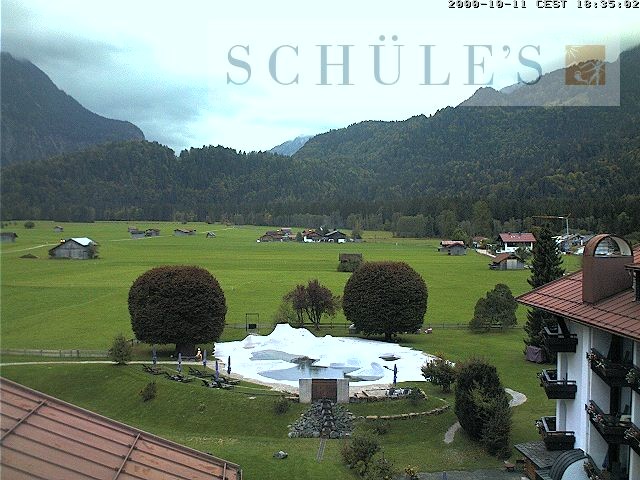 Archived image Webcam Schüle's SPA Oberstdorf