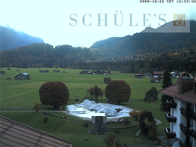 Archived image Webcam Schüle's SPA Oberstdorf