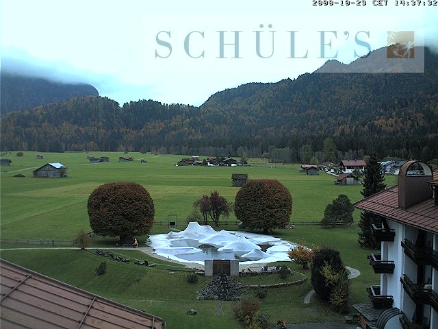Archived image Webcam Schüle's SPA Oberstdorf