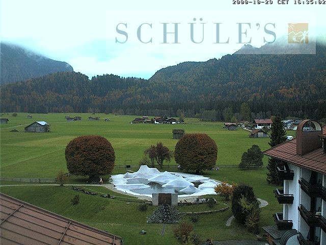 Archived image Webcam Schüle's SPA Oberstdorf