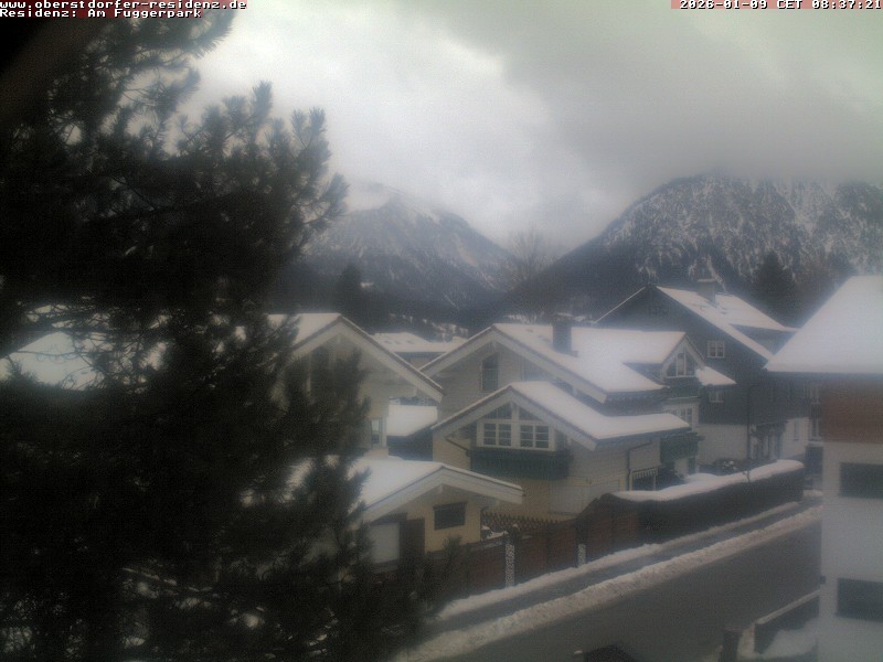 Archiv Foto Webcam Oberstdorfer Residenz