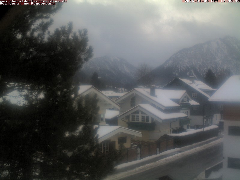 Archiv Foto Webcam Oberstdorfer Residenz