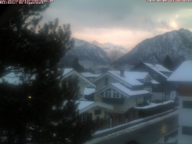 Archiv Foto Webcam Oberstdorfer Residenz