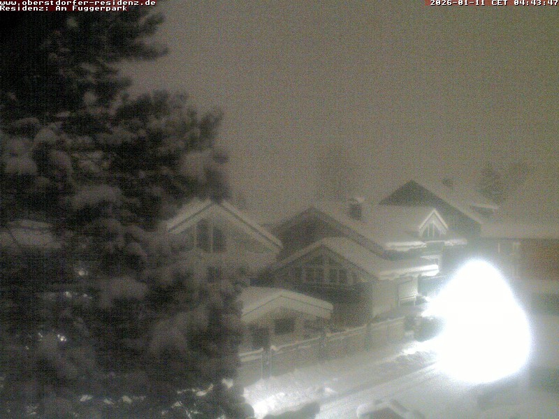 Archiv Foto Webcam Oberstdorfer Residenz