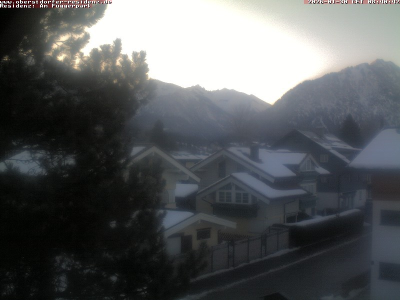 Archiv Foto Webcam Oberstdorfer Residenz