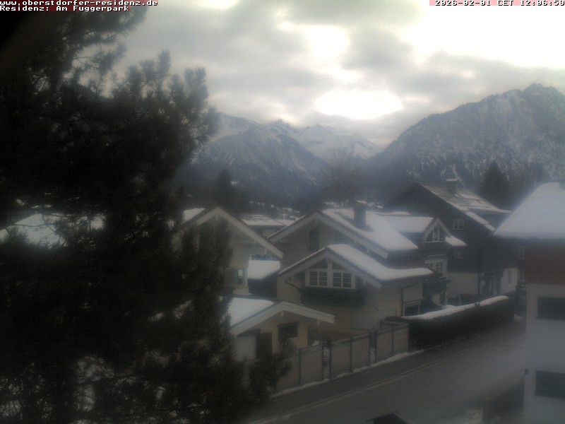 Archiv Foto Webcam Oberstdorfer Residenz