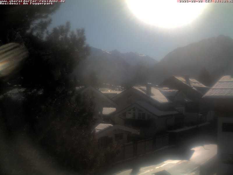 Archived image Webcam Oberstdorf holiday apartment