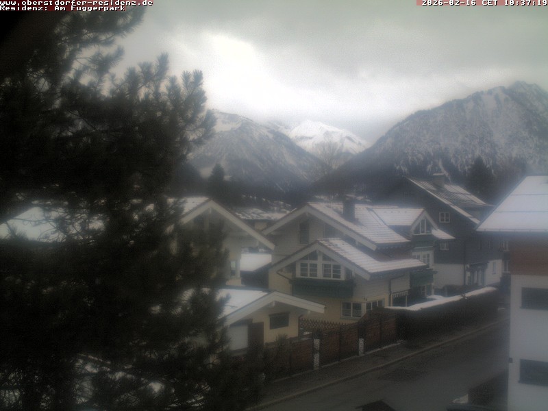 Archiv Foto Webcam Oberstdorfer Residenz