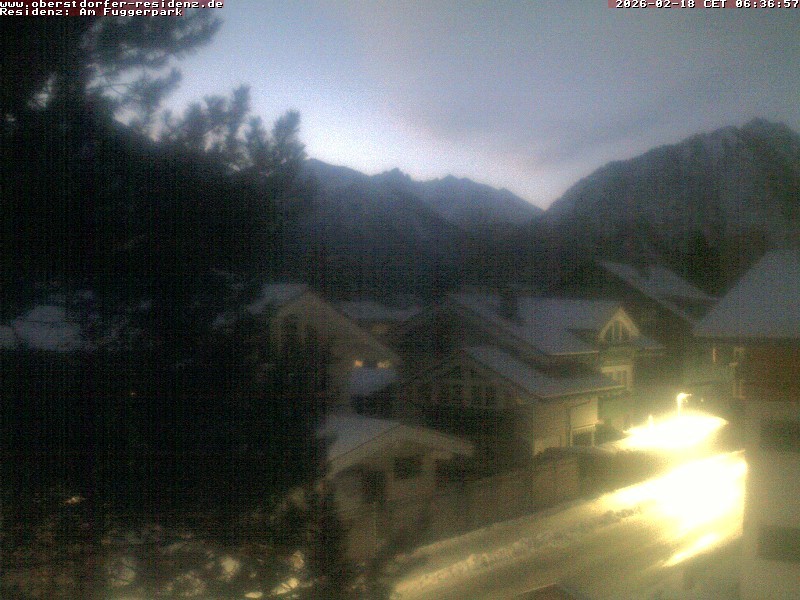 Archiv Foto Webcam Oberstdorfer Residenz