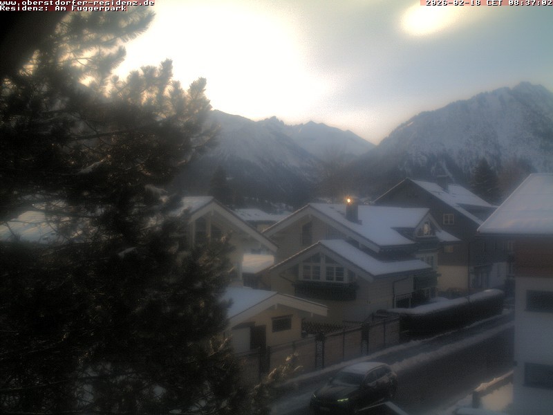 Archiv Foto Webcam Oberstdorfer Residenz