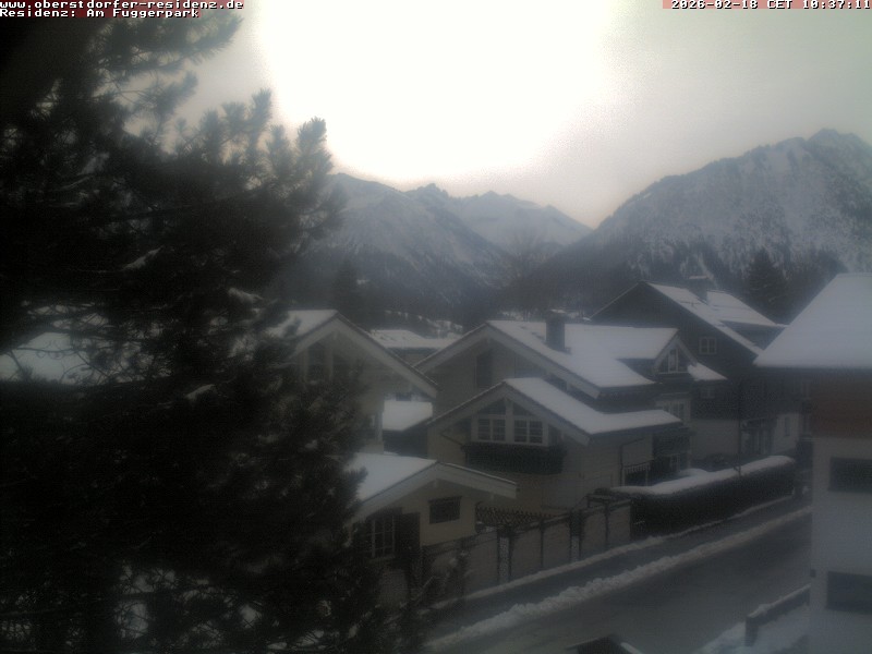 Archiv Foto Webcam Oberstdorfer Residenz