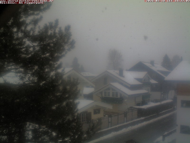 Archiv Foto Webcam Oberstdorfer Residenz