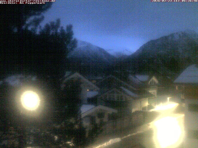 Archiv Foto Webcam Oberstdorfer Residenz