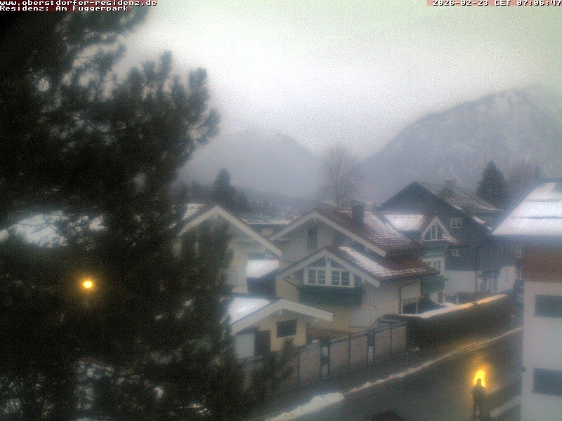 Archiv Foto Webcam Oberstdorfer Residenz