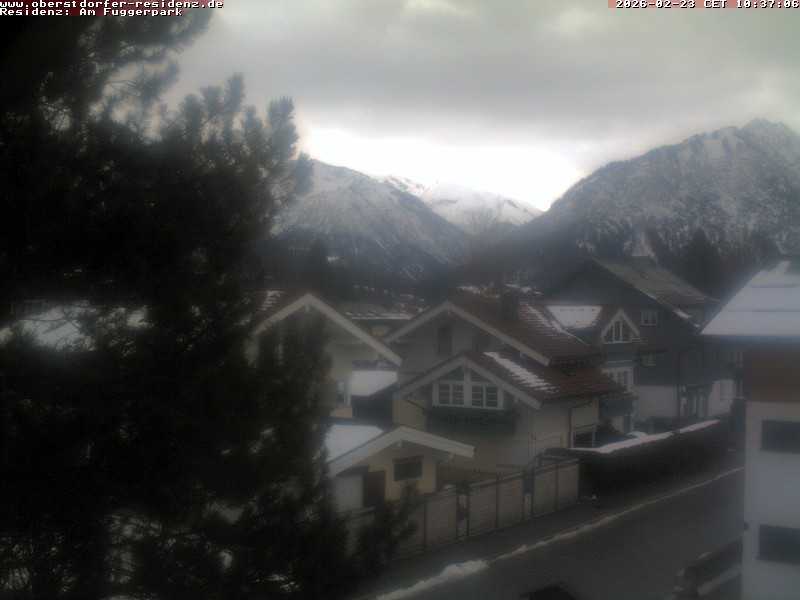 Archiv Foto Webcam Oberstdorfer Residenz