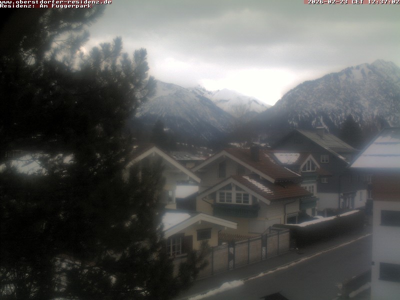 Archiv Foto Webcam Oberstdorfer Residenz