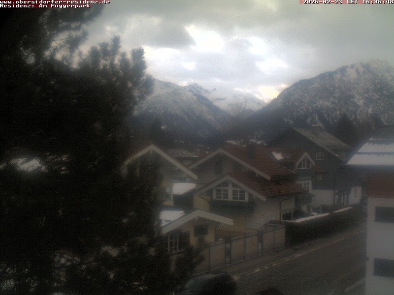 Archiv Foto Webcam Oberstdorfer Residenz