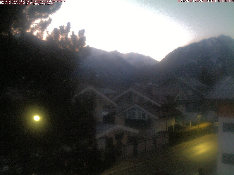 Archiv Foto Webcam Oberstdorfer Residenz