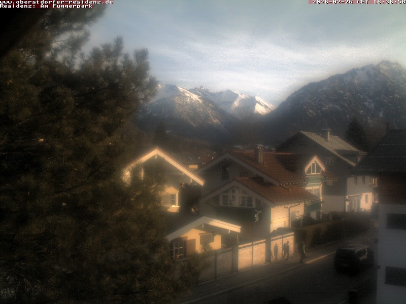 Archiv Foto Webcam Oberstdorfer Residenz